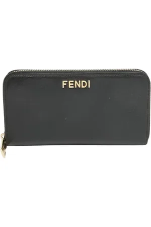 Fendi Pre-owned, Kobieta, Czarny, ONE SIZE, Pre-owned skórzane portfele