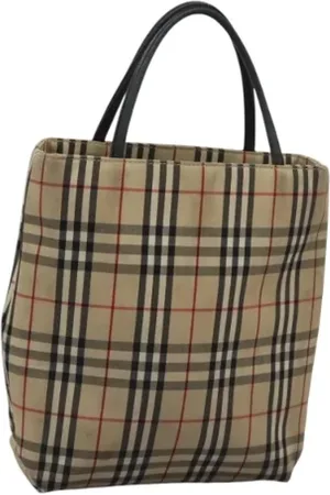Burberry Pre-owned, Kobieta, Beżowy, ONE SIZE, Pre-owned Canvas handbags