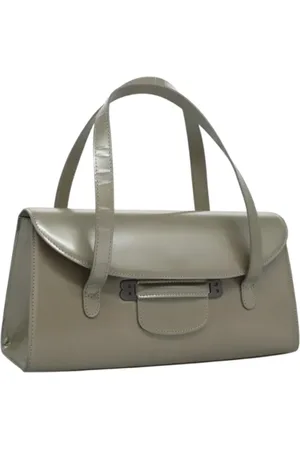 Bally Pre-owned, Kobieta, Szary, ONE SIZE, Skóra, Pre-owned Skórzane torebki