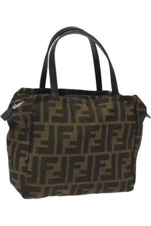 Fendi Pre-owned, Kobieta, brązowy, ONE SIZE, Skóra, Pre-owned Canvas handbags
