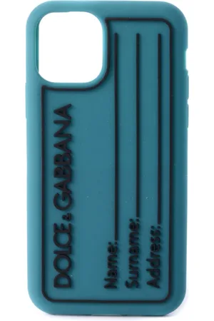 Dolce & Gabbana Akcesoria, Mężczyzna, Niebieski, ONE SIZE, Etui na i Phone 11 Pro