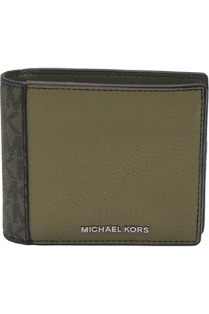 Michael Kors Akcesoria, Mężczyzna, Zielony, ONE SIZE, Stylowe Portfele i Etui na Karty
