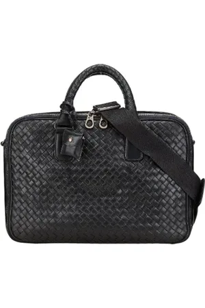 Bottega Veneta Pre-owned, Kobieta, Czarny, ONE SIZE, Skóra, Pre-owned Skórzane torebki