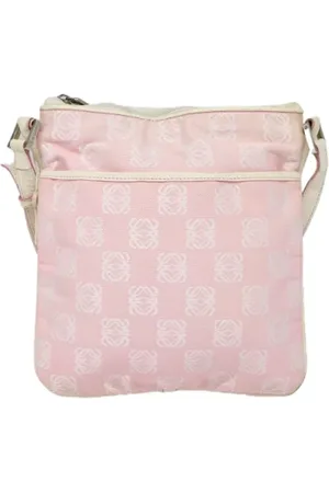 Loewe Pre-owned, Kobieta, Różowy, ONE SIZE, Pre-owned Canvas handbags