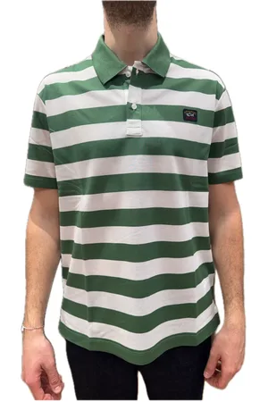 Paul & Shark Koszulki, Mężczyzna, Wielobarwność, 2XL, Polo w Paski Sportowa Elegancja