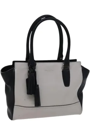 Coach Pre-owned, Kobieta, Szary, ONE SIZE, Skóra, Pre-owned Skórzane torebki