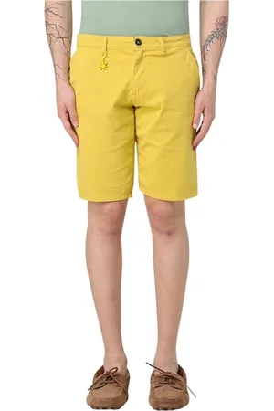 Manuel Ritz Szorty, Mężczyzna, Żółty, S, Niebieskie Casual Shorts