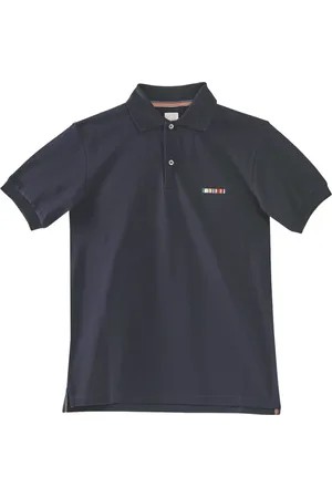 Paul Smith Koszulki, Mężczyzna, Niebieski, XL, Klasyczny Polo z Wieloma Paskami i Haftem