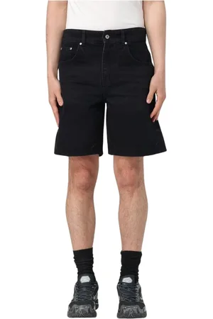 Represent Szorty, Mężczyzna, Czarny, W29, Len, Niebieskie Casual Tailored Szorty z Kieszeniami