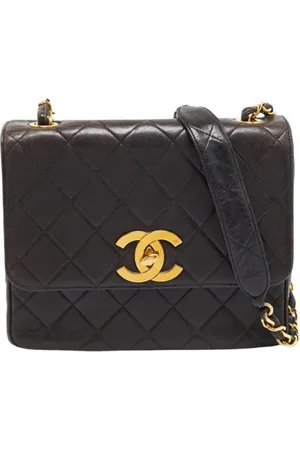 CHANEL Torebki, Kobieta, Czarny, ONE SIZE, Pre-owned Leather chanel-bags