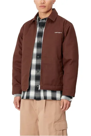 Carhartt Kurtki, Mężczyzna, brązowy, S, Bawełna, Kurtka Module Script Offroad White