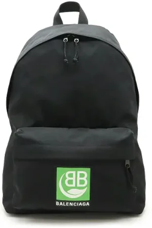 Balenciaga Pre-owned, Kobieta, Czarny, ONE SIZE, Nylon, Pre-owned Canvas backpacks