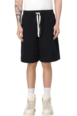 Jil Sander Szorty, Mężczyzna, Czarny, M, Czarne luźne szorty
