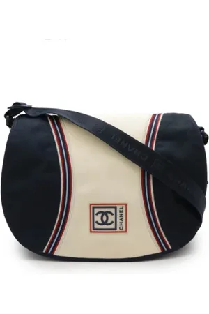 CHANEL Pre-owned, Kobieta, Niebieski, ONE SIZE, Nylon, Pre-owned Canvas crossbody-bags
