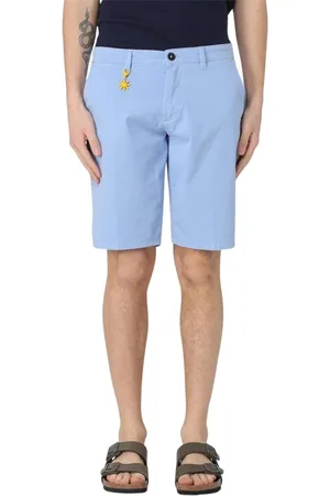 Manuel Ritz Szorty, Mężczyzna, Niebieski, XL, Niebieskie Lekkie Szorty Letnie Casual