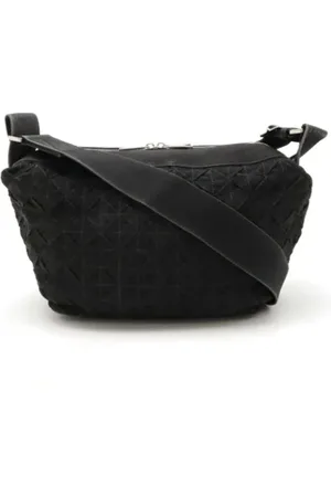 Bottega Veneta Pre-owned, Kobieta, Czarny, ONE SIZE, Pre-owned Canvas shoulder-bags