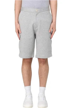 Brunello Cucinelli Szorty, Mężczyzna, Szary, S, Stylowe Cargo Shorts dla Mężczyzn