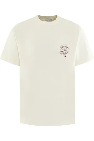 Drôle de Monsieur Koszulki, Mężczyzna, Biały, XL, Bawełna, Vignes T-Shirt