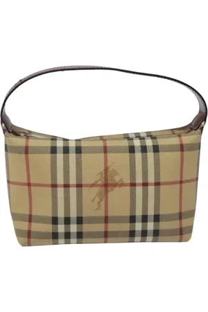 Burberry Pre-owned, Kobieta, Beżowy, ONE SIZE, Skóra, Pre-owned Skórzane torebki