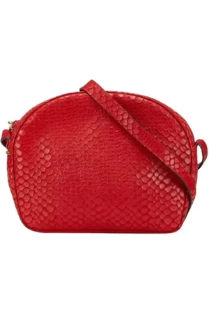 Salvatore Ferragamo Pre-owned, Kobieta, Czerwony, ONE SIZE, Skóra, Pre-owned skórzane torby na ramię