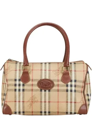 Burberry Pre-owned, Kobieta, Beżowy, ONE SIZE, Skóra, Pre-owned Skórzane torebki
