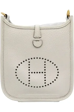 Hermès Pre-owned, Kobieta, Biały, ONE SIZE, Skóra, Pre-owned skórzane torby na ramię