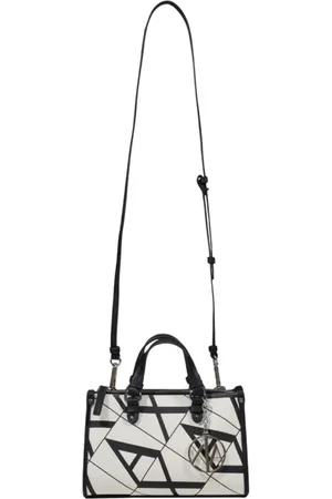 Armani Exchange Torebki, Kobieta, Wielobarwność, ONE SIZE, Elegancka Biała Torebka Nowoczesny Design