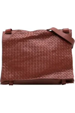 Bottega Veneta Pre-owned, Kobieta, Czerwony, ONE SIZE, Skóra, Pre-owned Leather crossbody-bags
