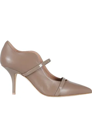 MALONE SOULIERS Buty, Kobieta, brązowy, 38 EU, Pompa ze skóry w kolorze taupe