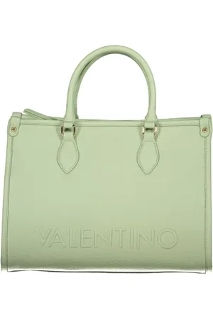 Valentino by Mario Valentino Torebki, Kobieta, Zielony, ONE SIZE, Len, Zielona Torba z Polietylenu z Paskiem na Ramię