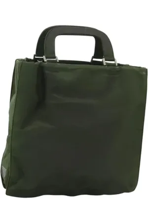 Prada Pre-owned, Kobieta, Zielony, ONE SIZE, Nylon, Pre-owned Nylon handbags