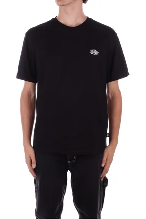 Dickies Koszulki, Mężczyzna, Czarny, L, Czarna Koszulka z Logo na Przodzie
