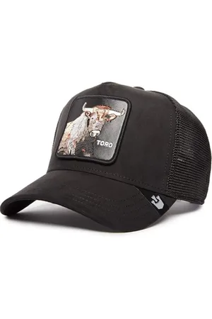 Goorin Bros. Akcesoria, Kobieta, Czarny, ONE SIZE, Zamsz, Animal Farm Trucker Cap Czarny Zamsz