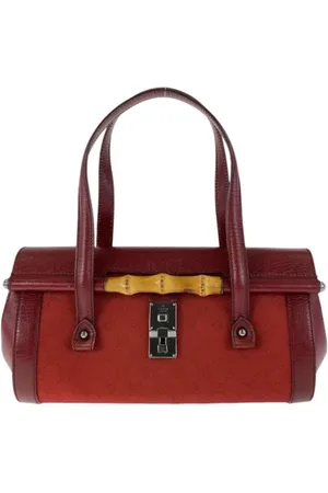 Gucci Pre-owned, Kobieta, Czerwony, ONE SIZE, Pre-owned Canvas gucci-bags