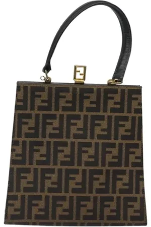 Fendi Pre-owned, Kobieta, brązowy, ONE SIZE, Skóra, Pre-owned Canvas handbags