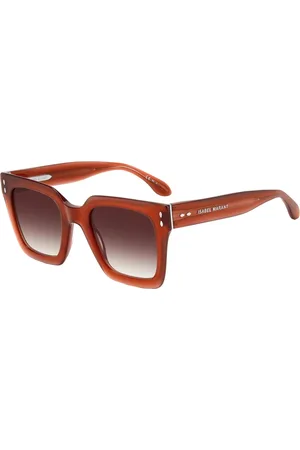 Isabel Marant Akcesoria, Kobieta, Czerwony, 51 MM, Okulary w kolorze Czerwono-Różowym