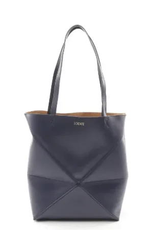 Loewe Pre-owned, Kobieta, Niebieski, ONE SIZE, Skóra, Pre-owned Skórzane torebki