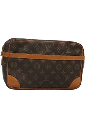 LOUIS VUITTON Pre-owned, Kobieta, brązowy, ONE SIZE, Skóra, Pre-owned Canvas clutches