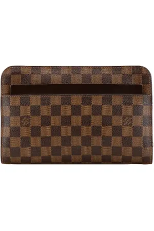 LOUIS VUITTON Pre-owned, Kobieta, brązowy, ONE SIZE, Len, Pre-owned Canvas clutches