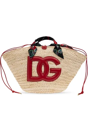 Dolce & Gabbana Torebki, Kobieta, Beżowy, ONE SIZE, Skóra, Torba `Kendra Medium` typu `shopper`