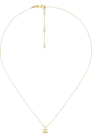 Gucci Akcesoria, Kobieta, Żółty, ONE SIZE, Elegancki Wisiorek z Monogramem GG