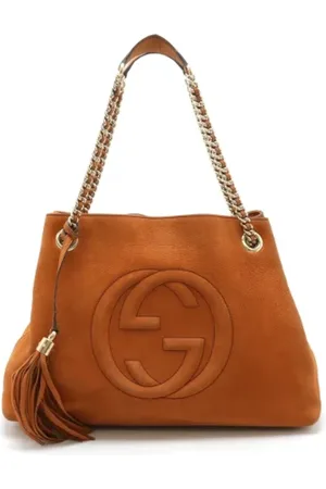 Gucci Pre-owned, Kobieta, Pomarańczowy, ONE SIZE, Skóra, Pre-owned Leather gucci-bags