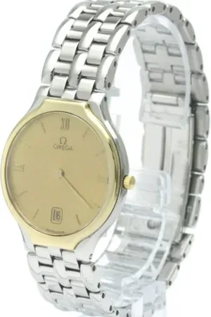 Omega Pre-owned, Mężczyzna, Żółty, ONE SIZE, Pre-owned Stainless Steel watches