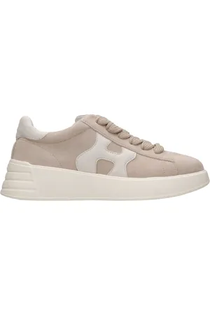 Hogan Buty, Kobieta, Szary, 35 1/2 EU, Zamsz, Gołębi Szary Zamszowe Sneakersy
