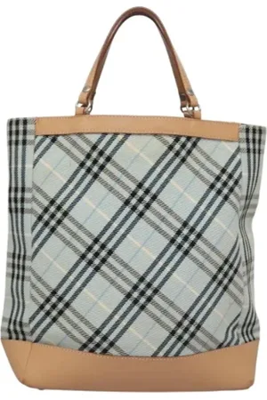 Burberry Pre-owned, Kobieta, Niebieski, ONE SIZE, Skóra, Pre-owned Canvas handbags
