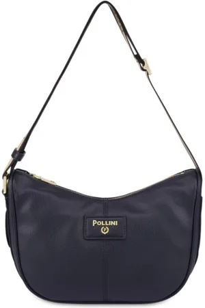 Pollini Torebki, Kobieta, Niebieski, ONE SIZE, Webbing Hobo Bag w Północy