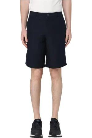 Armani Exchange Szorty, Mężczyzna, Niebieski, W33, Stylowe Granatowe Spodenki z Kieszeniami