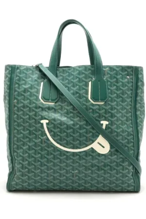 GOYARD Pre-owned, Kobieta, Zielony, ONE SIZE, Skóra, Pre-owned Canvas totes