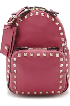 VALENTINO Pre-owned, Kobieta, Różowy, ONE SIZE, Skóra, Pre-owned Leather backpacks