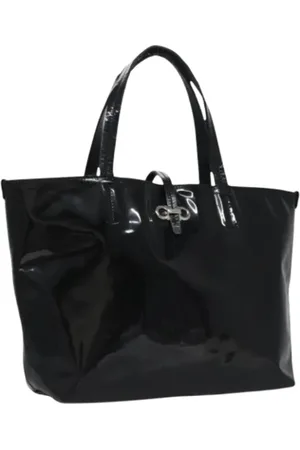 Salvatore Ferragamo Pre-owned, Kobieta, Czarny, ONE SIZE, Skóra, Pre-owned Skórzane torebki